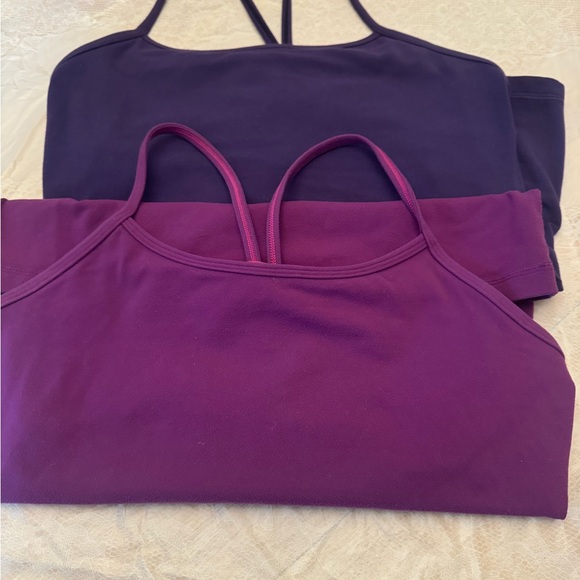 Lululemon Razor Back Tanks w/ built in bra. - Picture 2 of 2